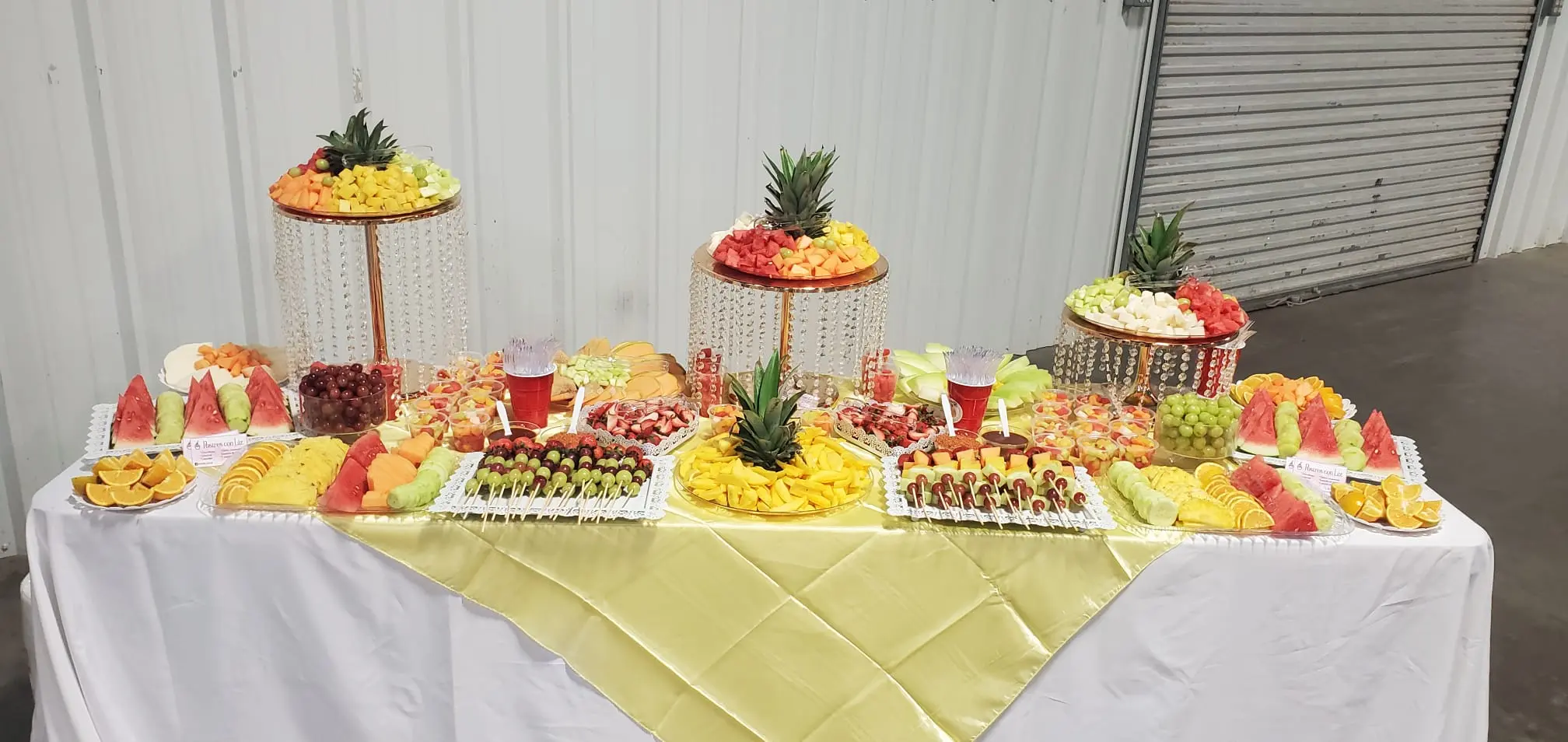Fruit table setup