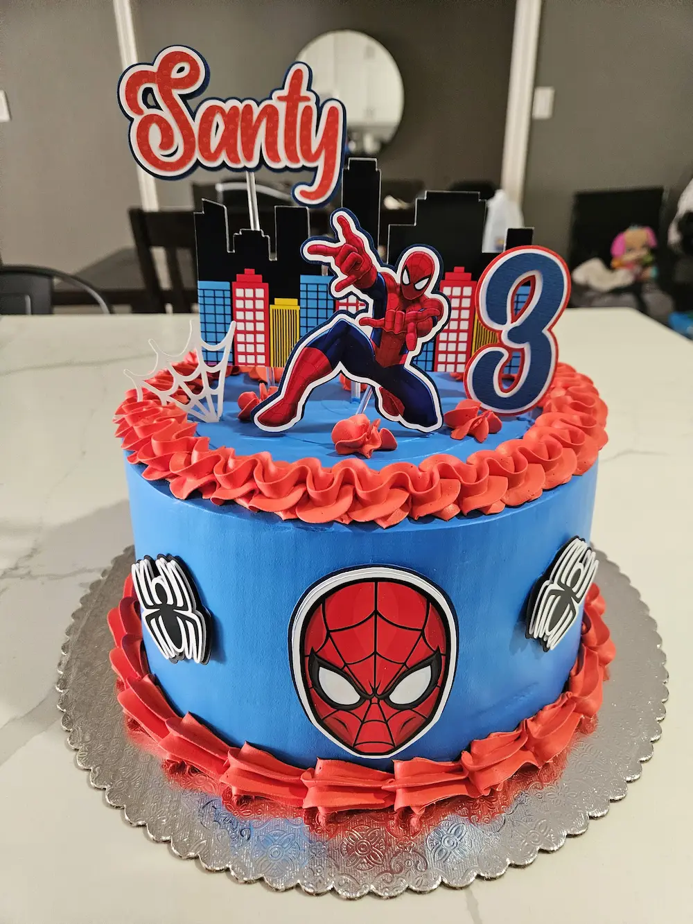 Decorated custom cake